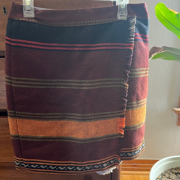 Loft Autumn Wrap Skirt - Picture 1 of 2